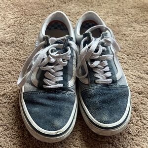 Vans Navy and White Men’s Women's Sneakers